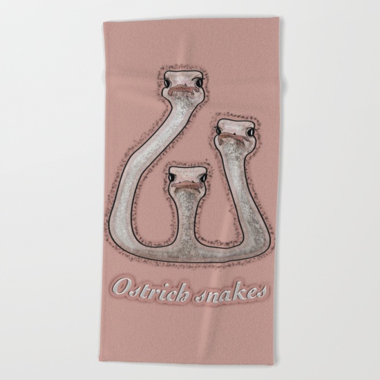 ostriches-snakes-beach-towels