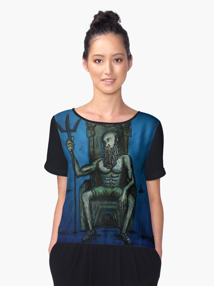 Blusas «Bearded King Underwater» de angeldecuir | Redbubble 