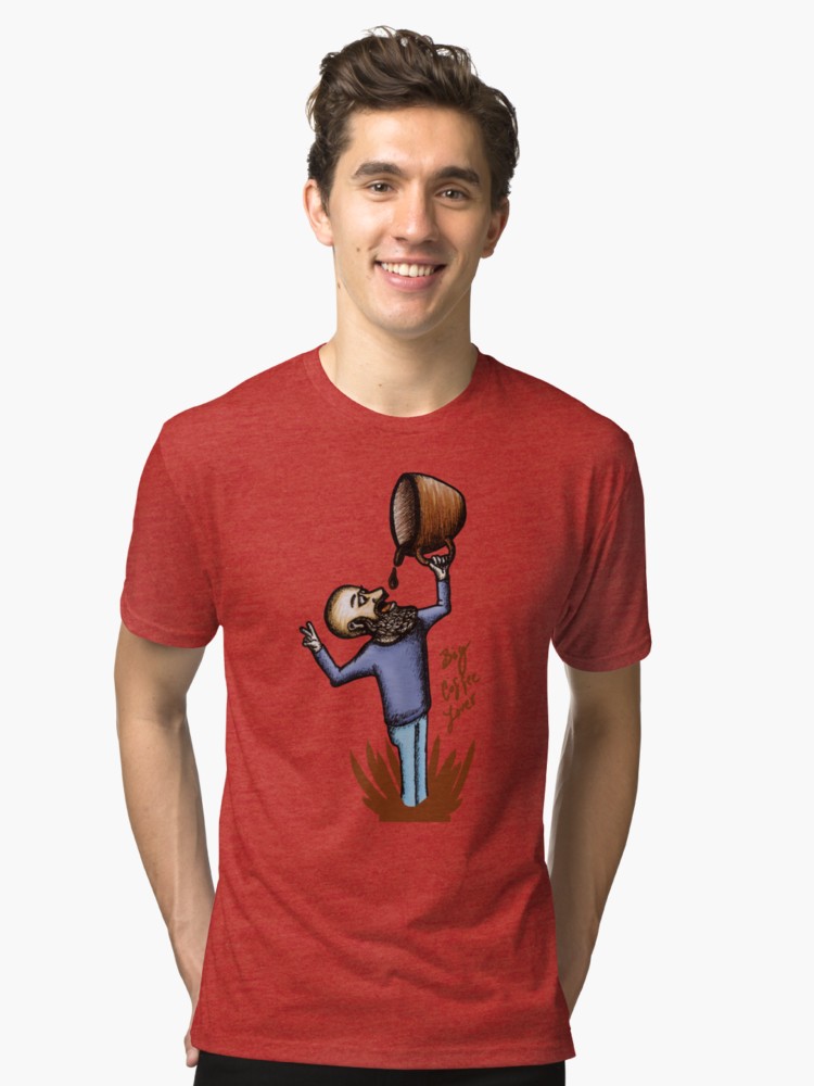 Camisetas de tejido mixto de angeldecuir | Redbubble 