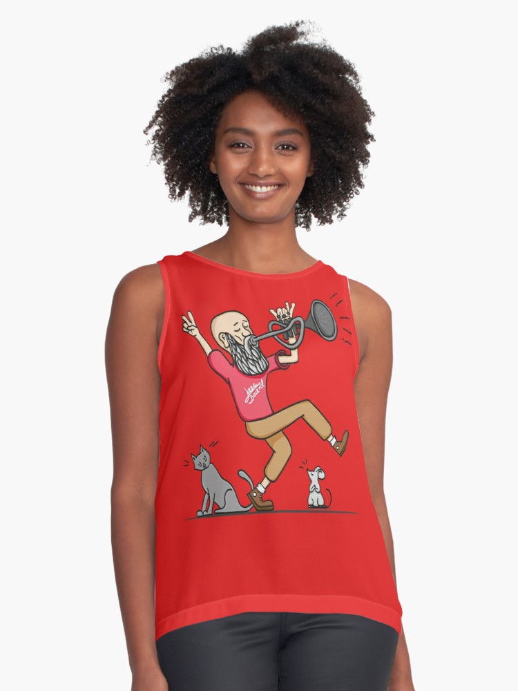 Blusas sin mangas «Jazz Beard» de angeldecuir | Redbubble