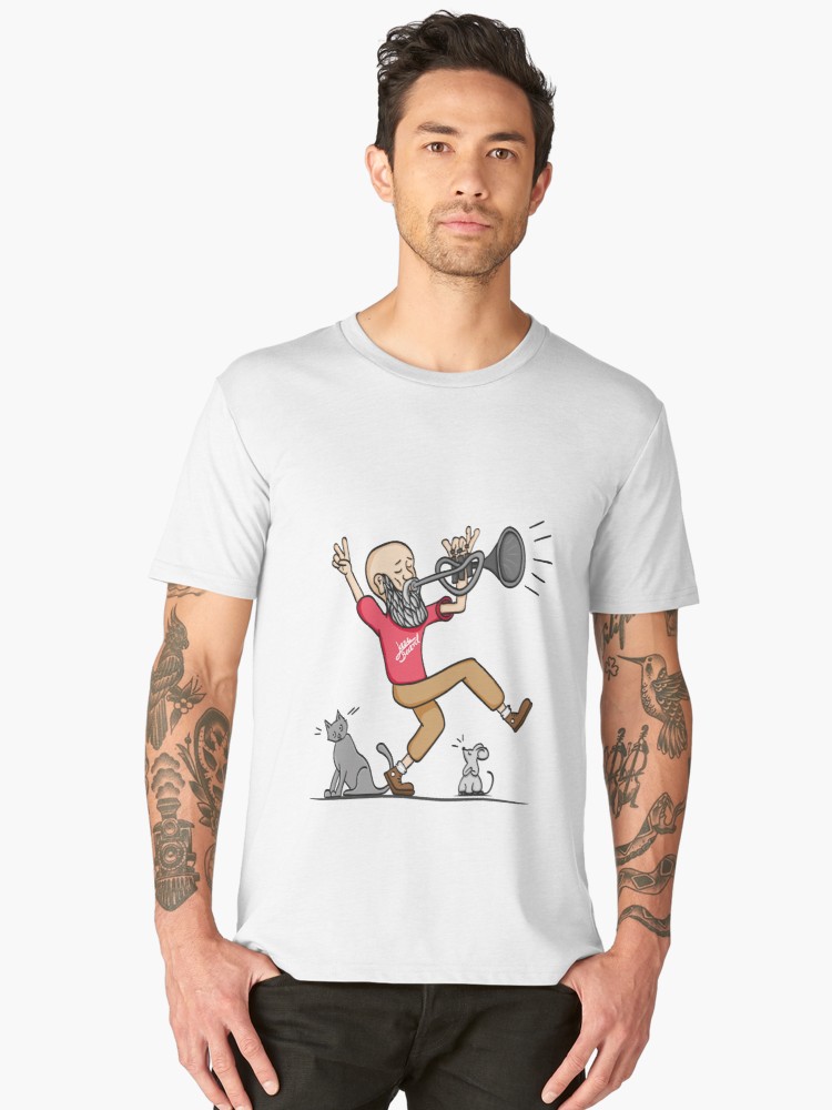 Camisetas premium para hombre «Jazz Beard» de angeldecuir | Redbubble 