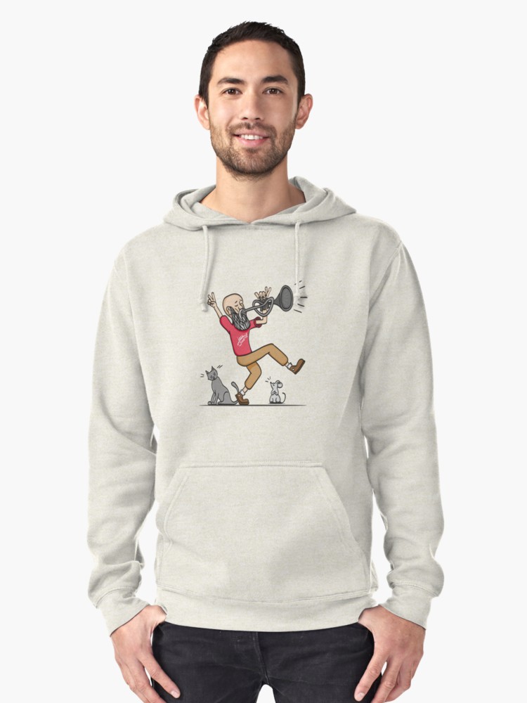 Sudaderas con capucha «Jazz Beard» de angeldecuir | Redbubble 