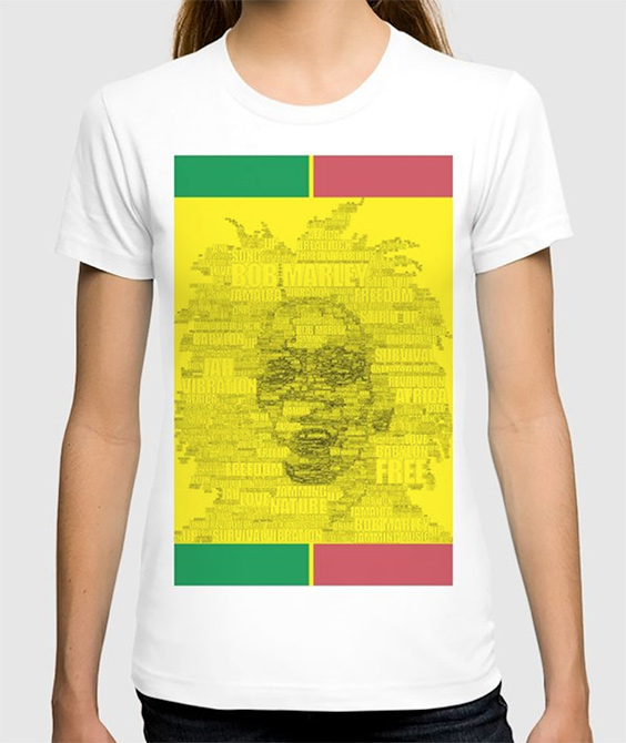 Words Reggae T-shirt by angeldecuir | Society6 