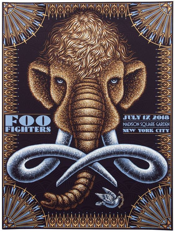 Foo Fighters Poster by Todd Slater