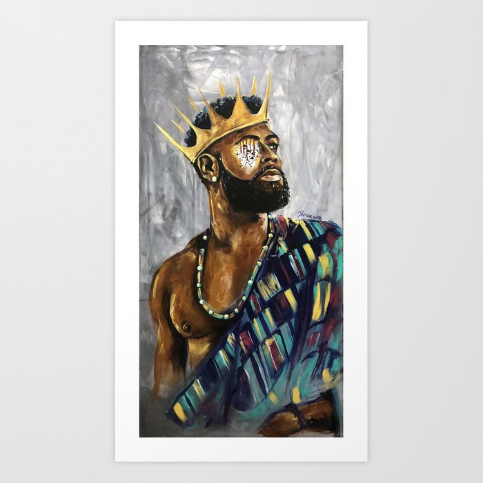 Naturally King III Art Print
