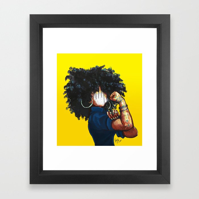 Naturally the Riveter Framed Art Print
