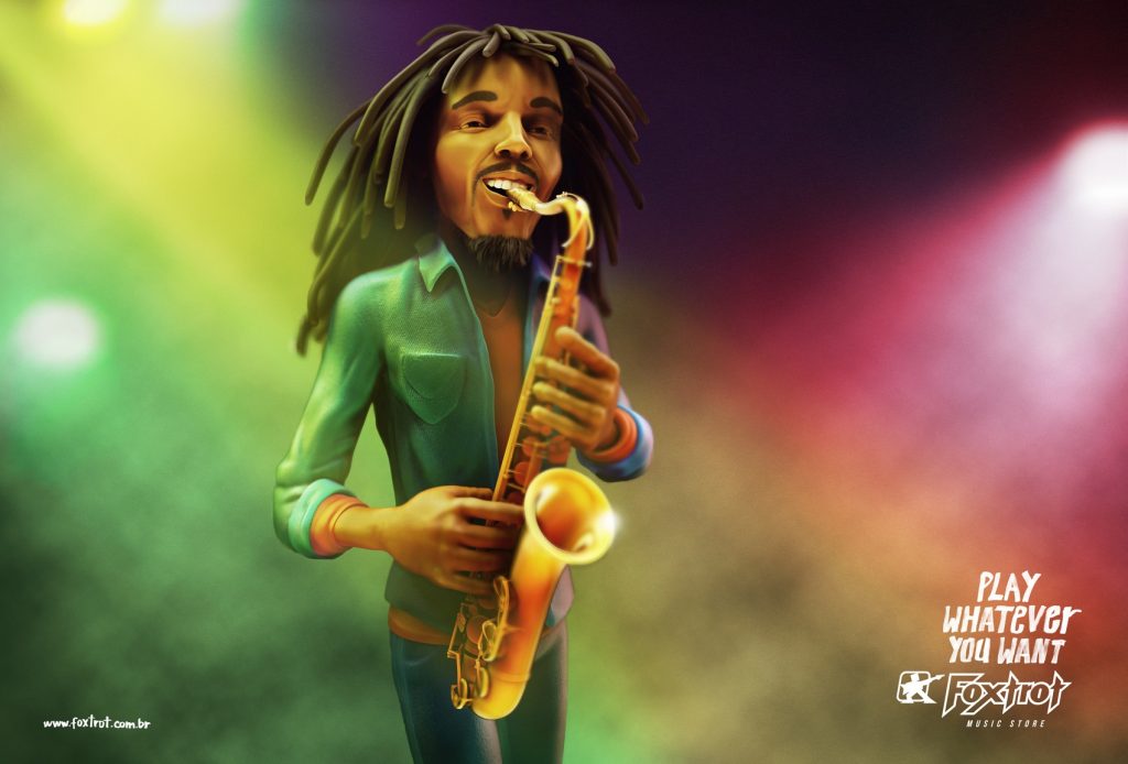 Play whatever you want - reggae - illustration - music