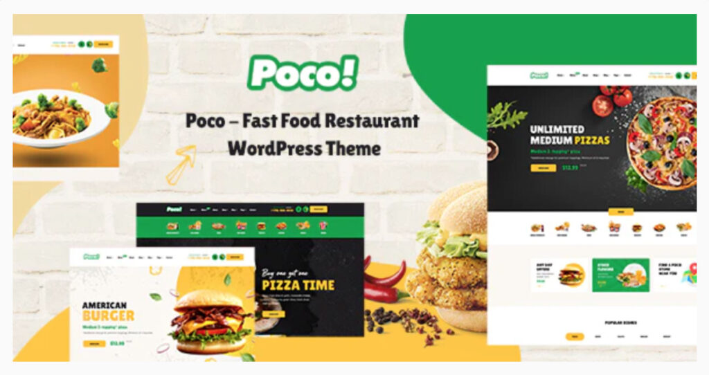 Poco - Fast Food Restaurant WordPress Theme
By pavothemes