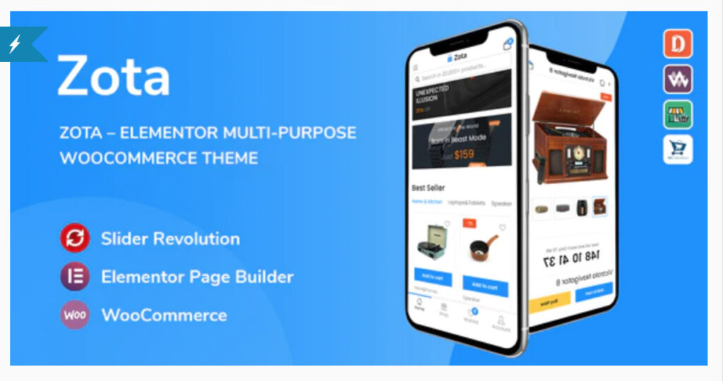 Zota - Elementor Multi-Purpose WooCommerce Theme
By thembay