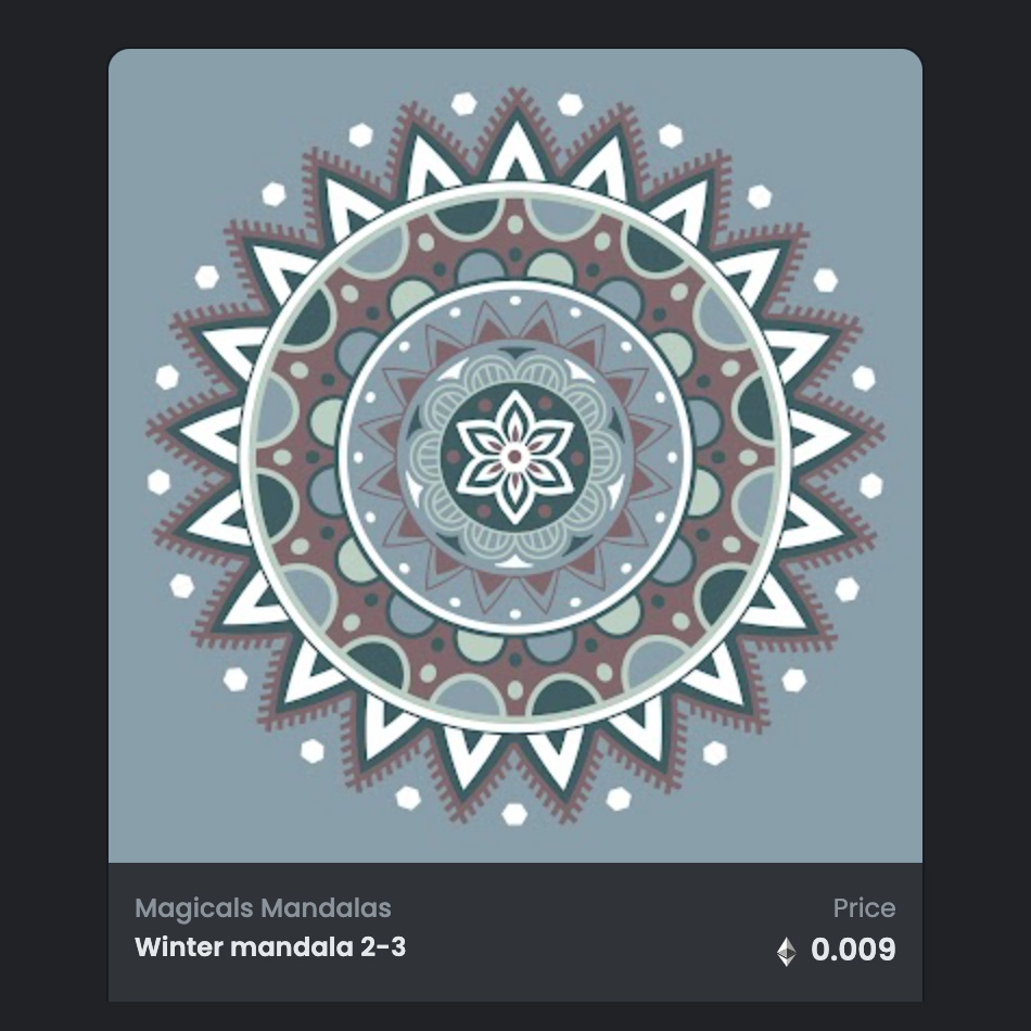 Winter mandala 2-3