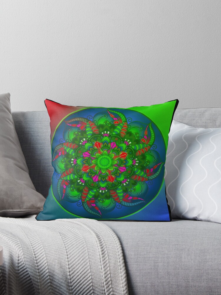 Cojín
- Mandala Wonderland - Angel Decuir
- Redbubble para art prints