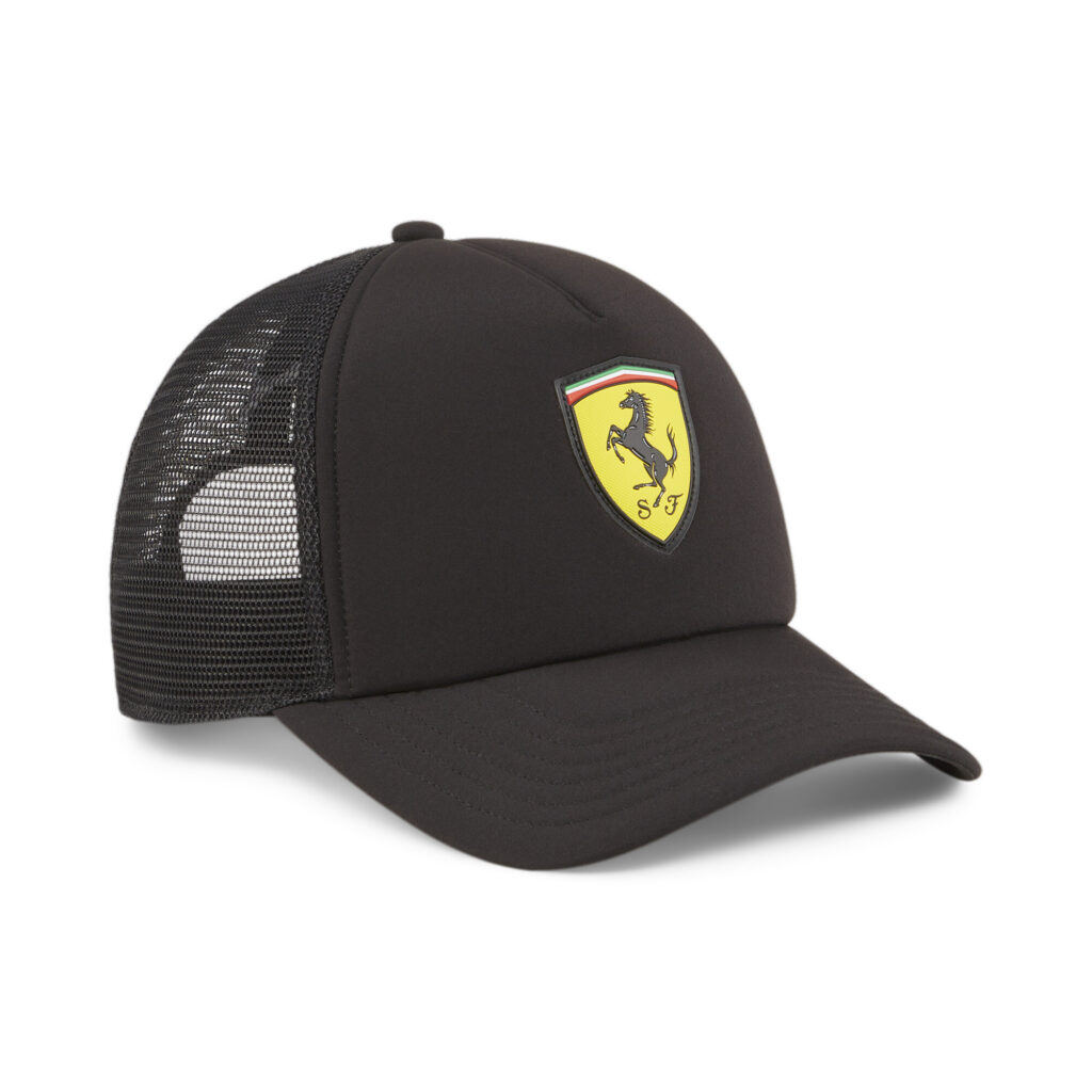 Gorra con malla Scuderia Ferrari Race en Negro