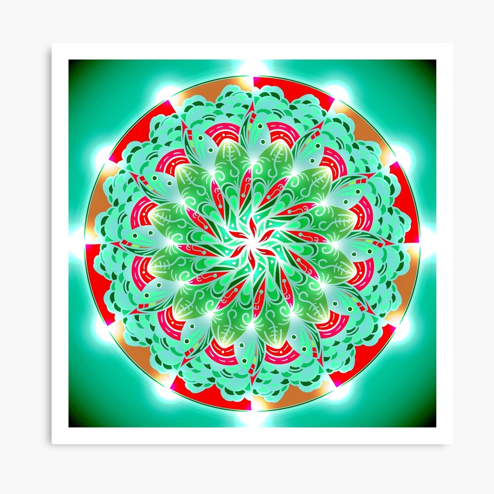 Lienzo
- Mandala green fish - Angel Decuir
Redbubble art print