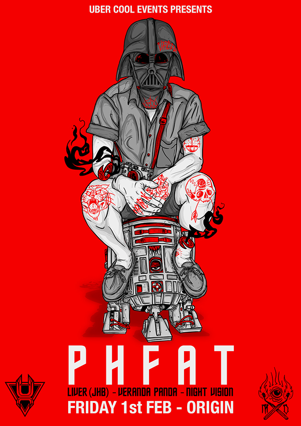 UBER COOL - PHFAT / DARTH VADER POSTER Michael Dos Ramos
diseños y obras